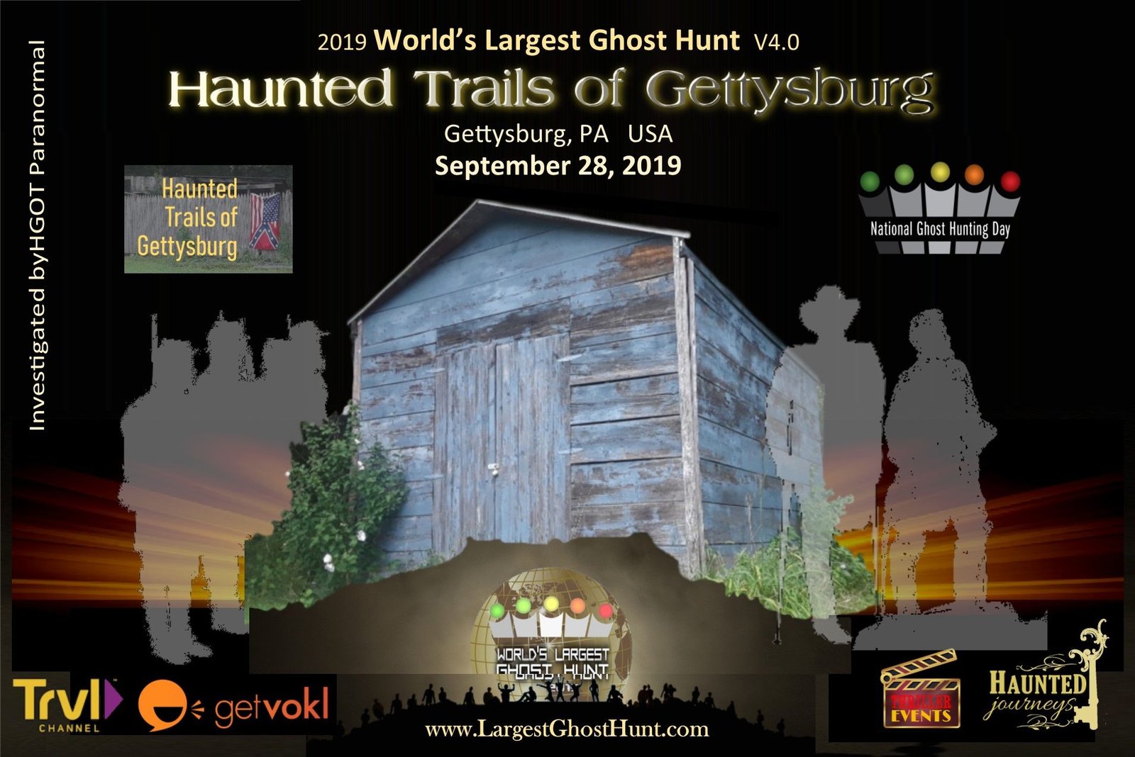 National Ghost Hunting Day WLGH Participants Locations Haunted